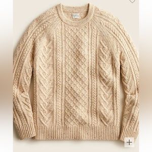 JCrew Cable Crewneck Sweater